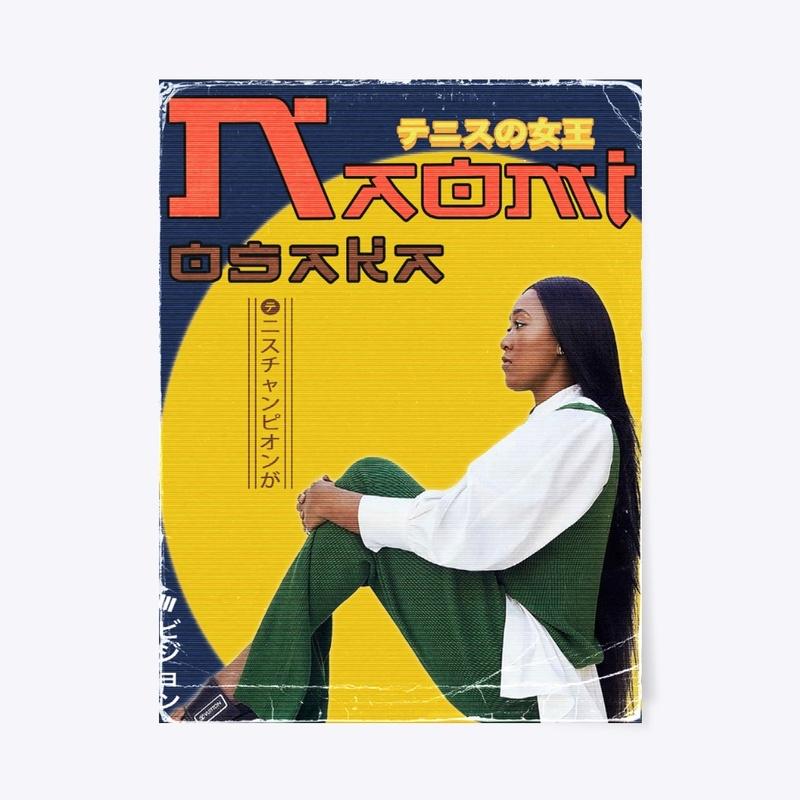 Naomi Osaka Vintage Poster